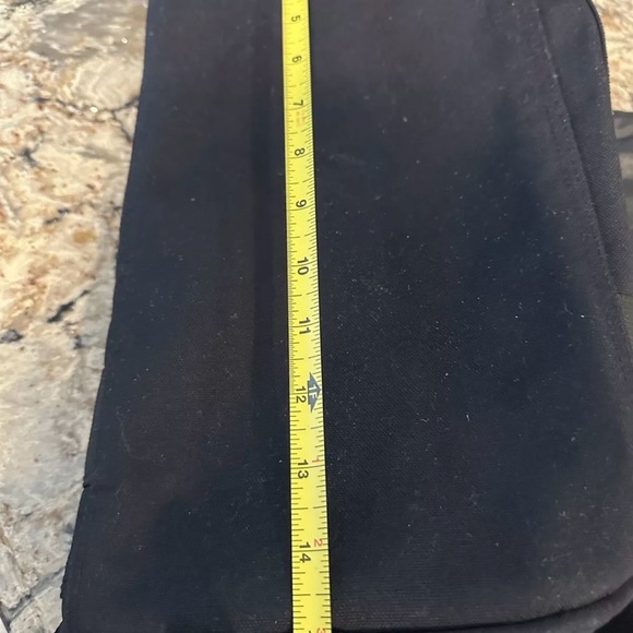 Vintage Eddie Bauer Canvas Leather Duffle Weekender Bag Duffel Gym Pack Carry On - Picture 9 of 12